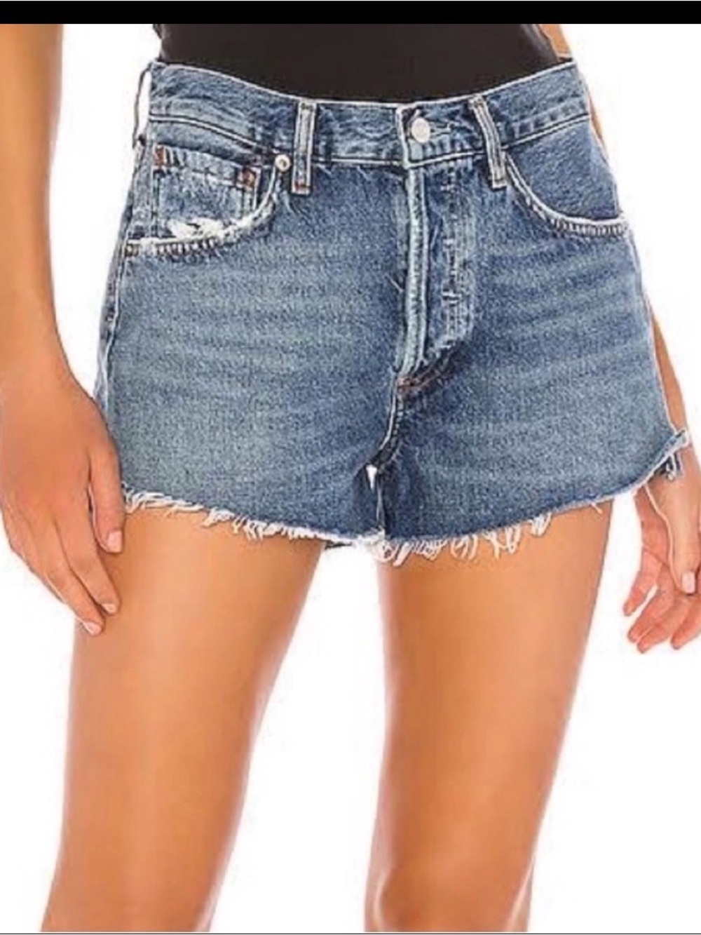 AGolde denim jean shorts 25